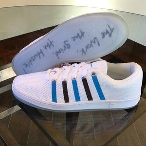 NIB K-Swiss Gary Vee Classic 88 Knit 003 Clouds & Dirt White GaryVee Vaynerchuk